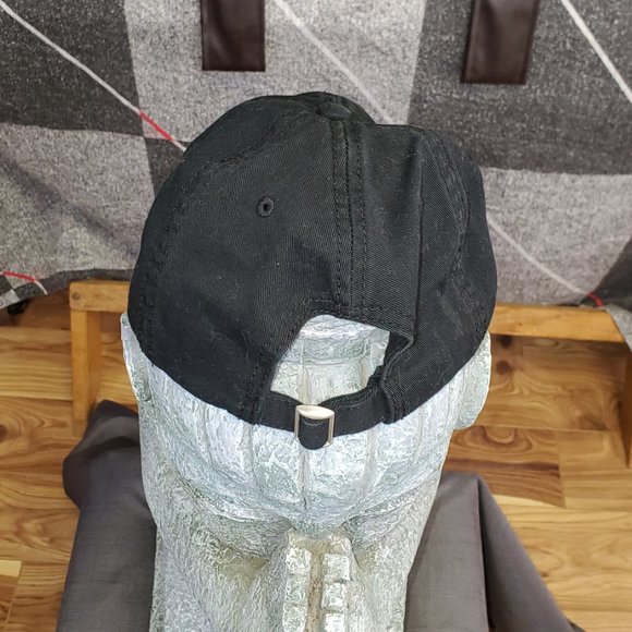 buy2get3rdFREE 77 USA Flag Adult Adjustable Hat Cap Black American Eagle - Picture 3 of 5